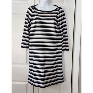 Women's LOFT Dress, S, Black & White